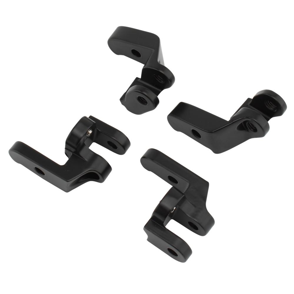 Motorcycle Black Driver Floorboard Relocation Brackets Kit For Harley Touring Road Electra Street Glide Road King Trike 97-2016
