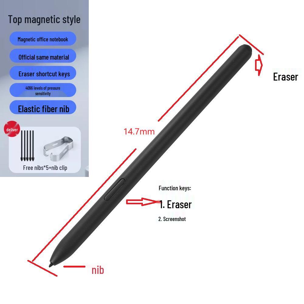 Samsung Galaxy Tab S3/S6 Stylus Pen with Magnetic Attachment