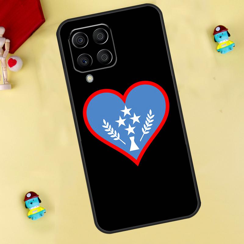 Kosrae Flag Case For Samsung Galaxy M55 M14 M34 M54 M32 M52 M15 M11 M12 M13 M06 M16 M36 M56 M31 M53 M35