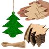Inkdotpot 40pcs Angel Wooden Ornament with Holes 3.5" Unfinished Predrilled Natural Wood Slices for Crafts Wooden