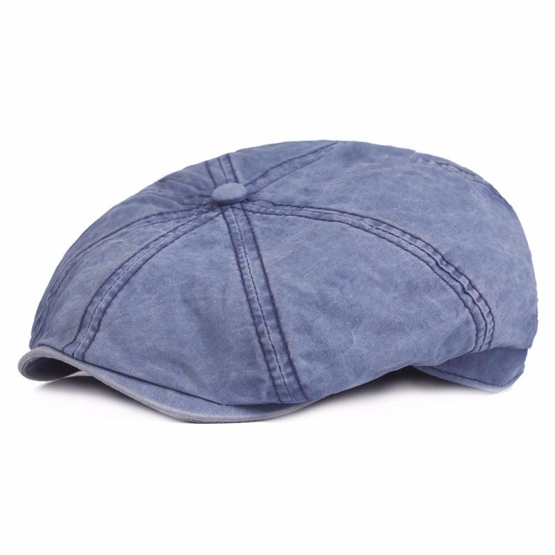 Ретро-кепка газетчика, шляпа художника, мужская восьмиугольная кепка, берет