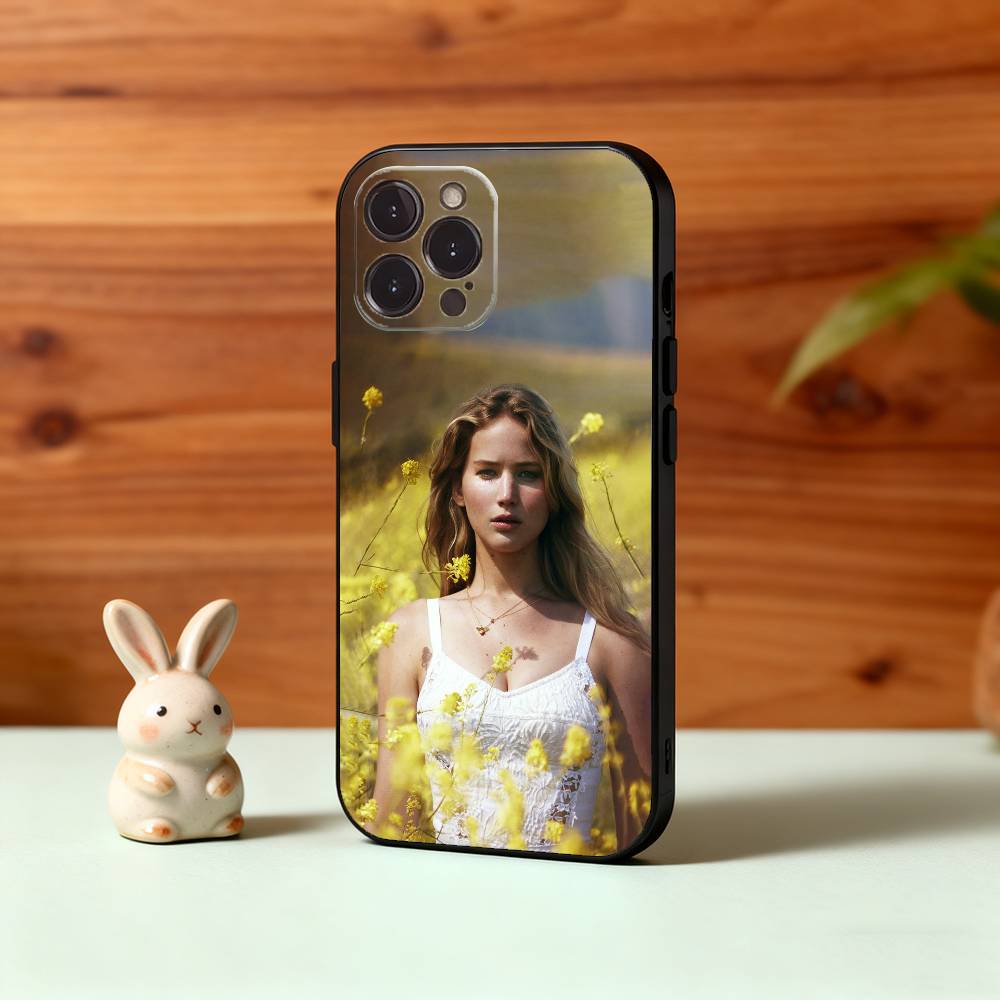 Чехол для телефона с актрисой Дженнифер Лоуренс Для iPhone 17, 16, 15, 14, 13, 12, Plus, Pro Max, 5G Другие Мягкий Черный Чехол