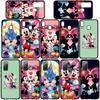 Чехол для телефона Samsung Galaxy S25 S24 S23 iPhone 16 15 Xiaomi Redmi Note 14 13 12 16E X 11 Pro Max OPPO Moto E15 Huawei Mickey Mouse Pink Minnie Cover