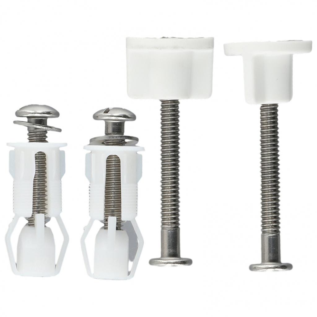 Крепление крышки унитаза Аксессуар для крышки унитаза Верхняя фиксация Винты Гайка для унитаза