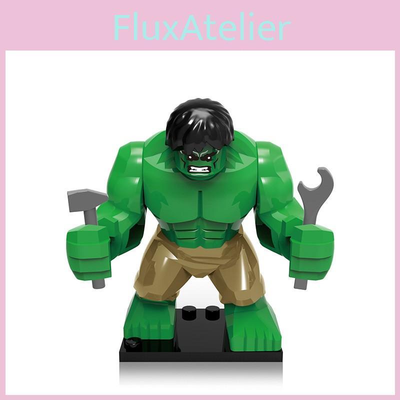 Халк Супергерой Большая Игрушка Экшн Мини Фигурки Строительные Блоки Прочный АБС-пластик Образовательный Подарок для Детей Зеленый Цвет Размер 7 см