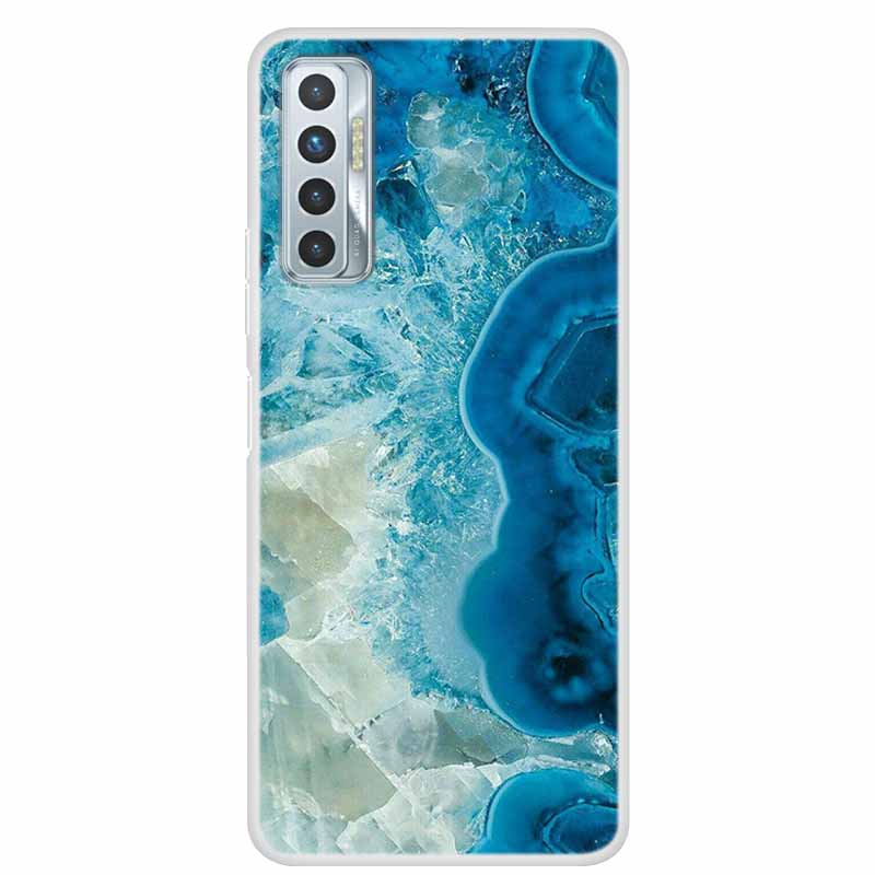 Чехол для Tecno Camon 17P Роскошный Силиконовый ТПУ Мягкий Чехол для Телефона Для Tecno Camon 17 CG7 CG6 Coque Ударопрочный Мраморный Funda Capa
