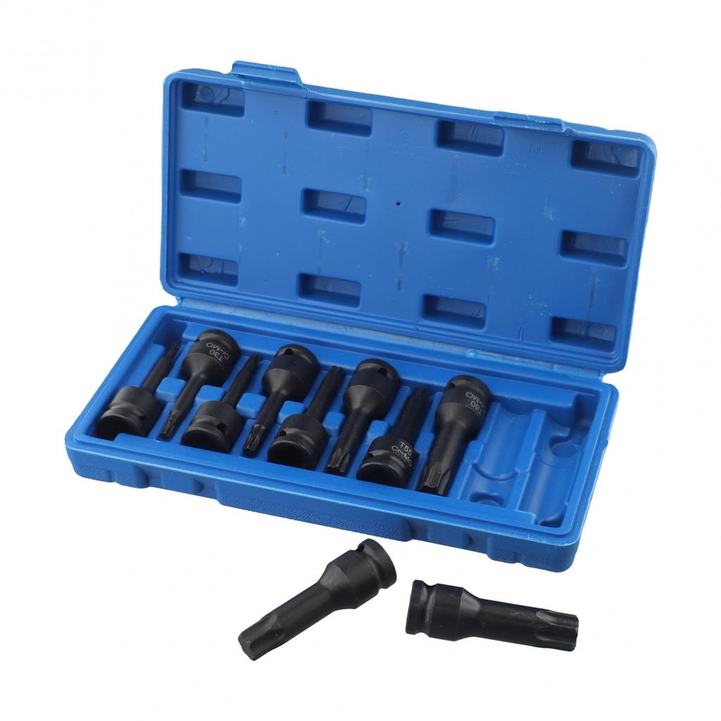 Адаптер для торцевой головки 1/2 дюйма, черный, привод шестигранник