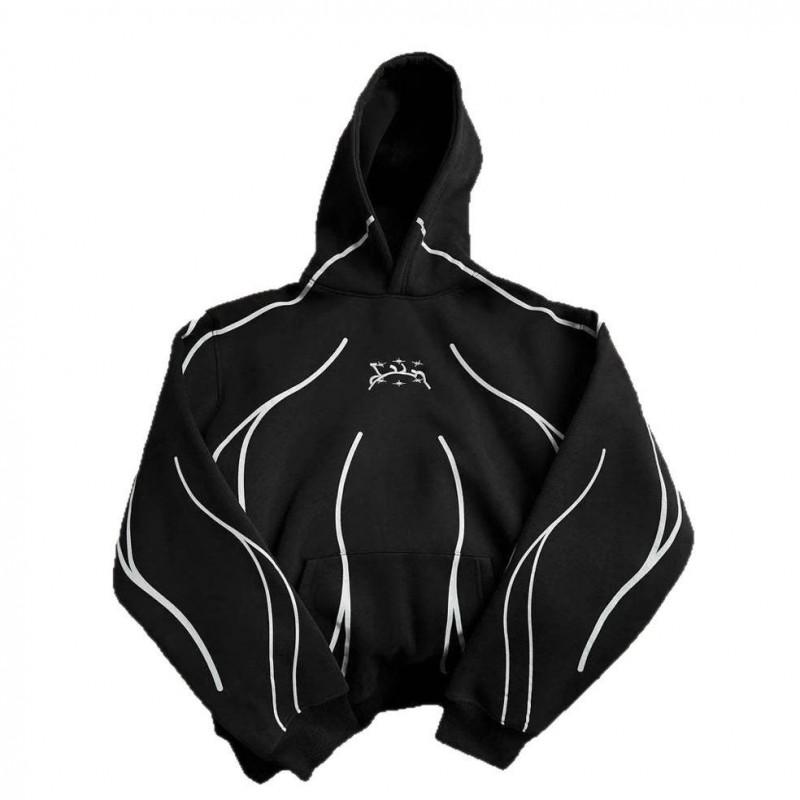 Y2K Retro American Street Style Hoodie Loose Fit Teens