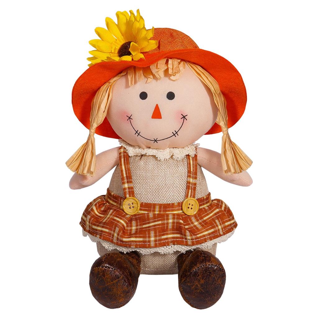 Thanksgiving Doll Harvest Season Sunflower Decoration Scarecrow Doll Series Decorations Autumn Home Decoration