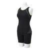 Swimsuit for Fitness and Gym Use N2JG2350 Black X Size L Women's (3.5-Length) (18cm Inseam) 90 Gray,