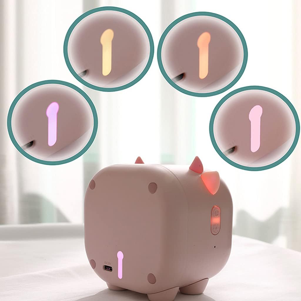 Мультфильм милый манекен корова настольный будильник цифровой дисплей электронный рабочий стол