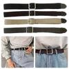 Braideds Woven Stretch Belt Plain Color Elastic Belt Fashion Canvas Belt  Men Women