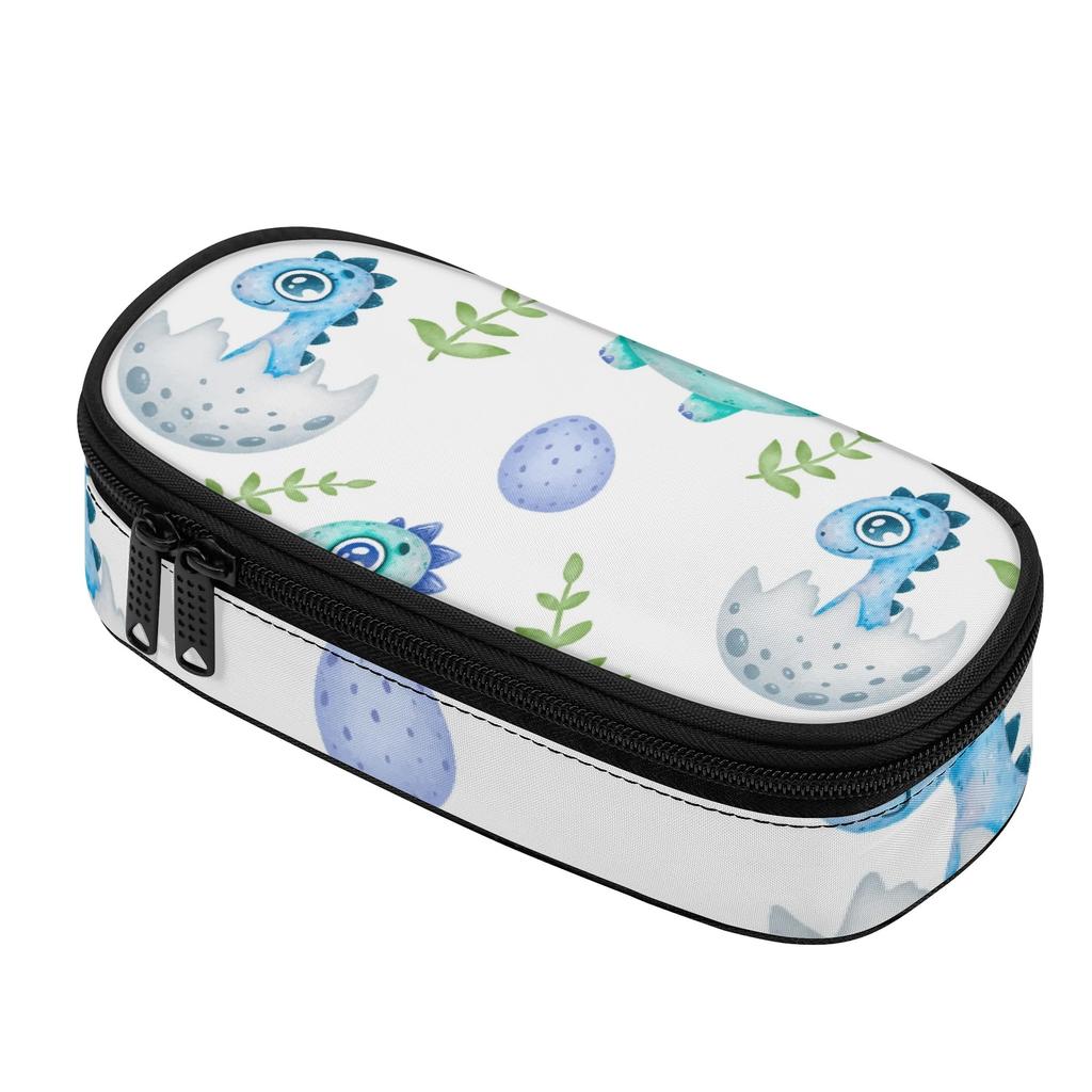 Pen Case Spacious Storage 300D Polyester Zipper Closure with Mesh Storage Layer Removable Divider and Pen Holders for Boys Girls