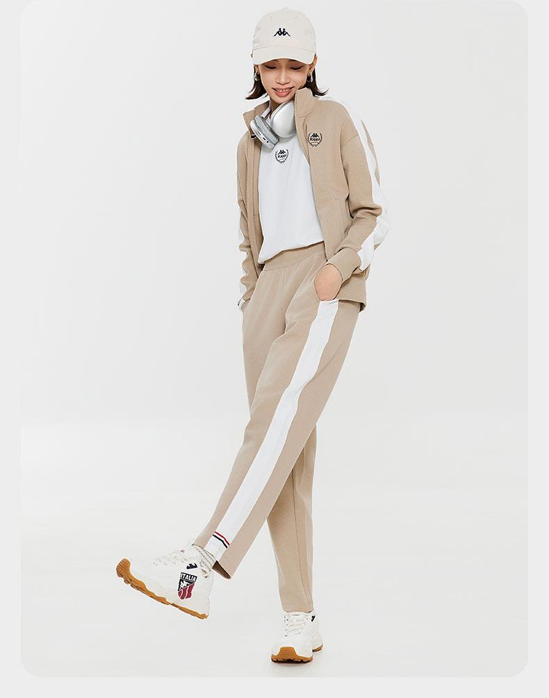 Kappa Retro Casual Pants New Women's Sports Pants Knitted Pants Small Foot Guard Pants