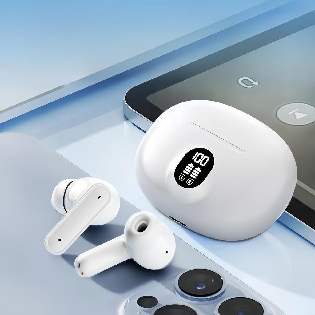 Xiaomi 895B TWS Wireless Earbuds Noise Canceling Waterproof Ear Buds In-Ear Stereo Headphones with LED Display Charging Case