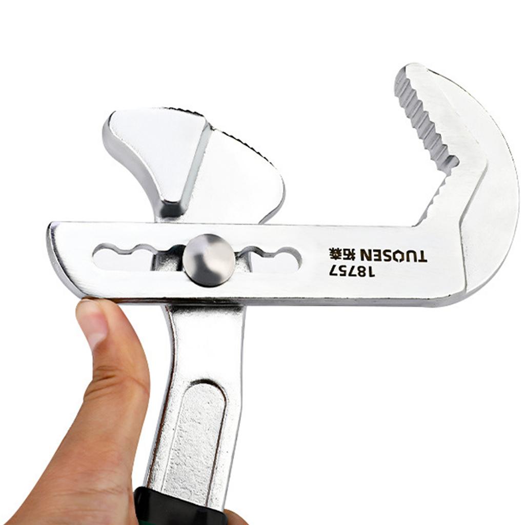 Труба с большим отверстием для ключа, разводной ключ для с эргономичной ручкой, многофункциональный гаечный ключ для домашней сантехники