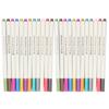 24Pcs Metallic Marker Pens 24 Colors for Art, Scrapbooking, Crafting