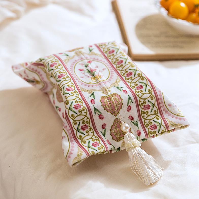 Чехол для коробки с салфетками в стиле ретро, кисточка, восточный стиль, гостиная, спальня, автомобиль, креативный держатель с принтом, идея для подарка 18x24 см