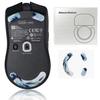 IMMOENUC Mouse Feet for Viper V2 Glass Foot Pads with Circular and Low Gaming Mouse Accessories Pro, 2.5D Design, Thin, Durable, Friction,