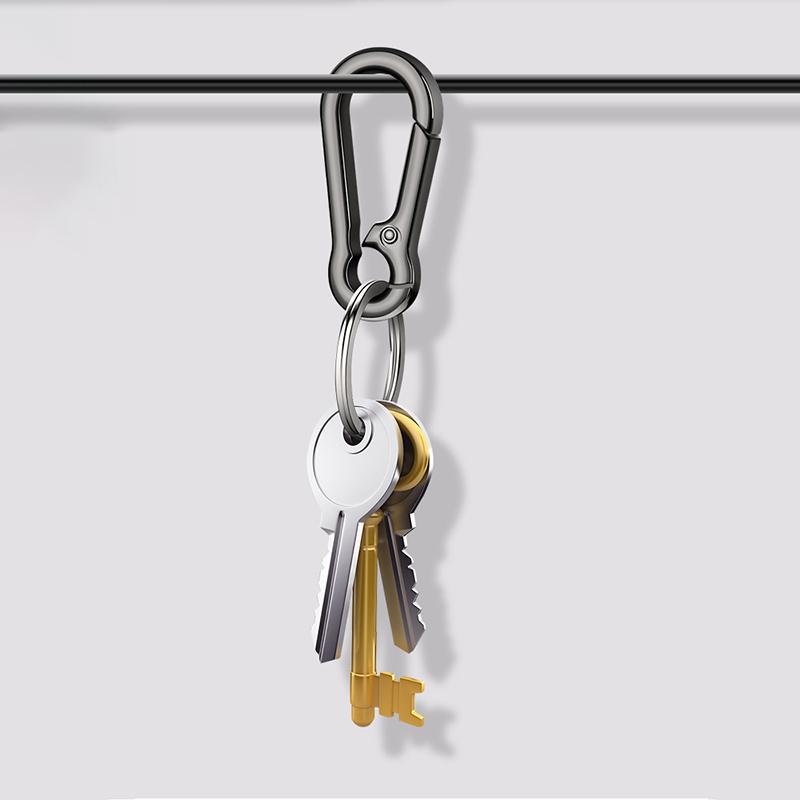 Мужская пряжка из нержавеющей стали в форме тыквы, брелок для ключей, зажим для ремня, антипотеряемая пряжка, подвесное украшение для автомобиля