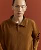 Akebteu Ps17 Плиссированный Воротник Длинный Рукав [Верблюжий]