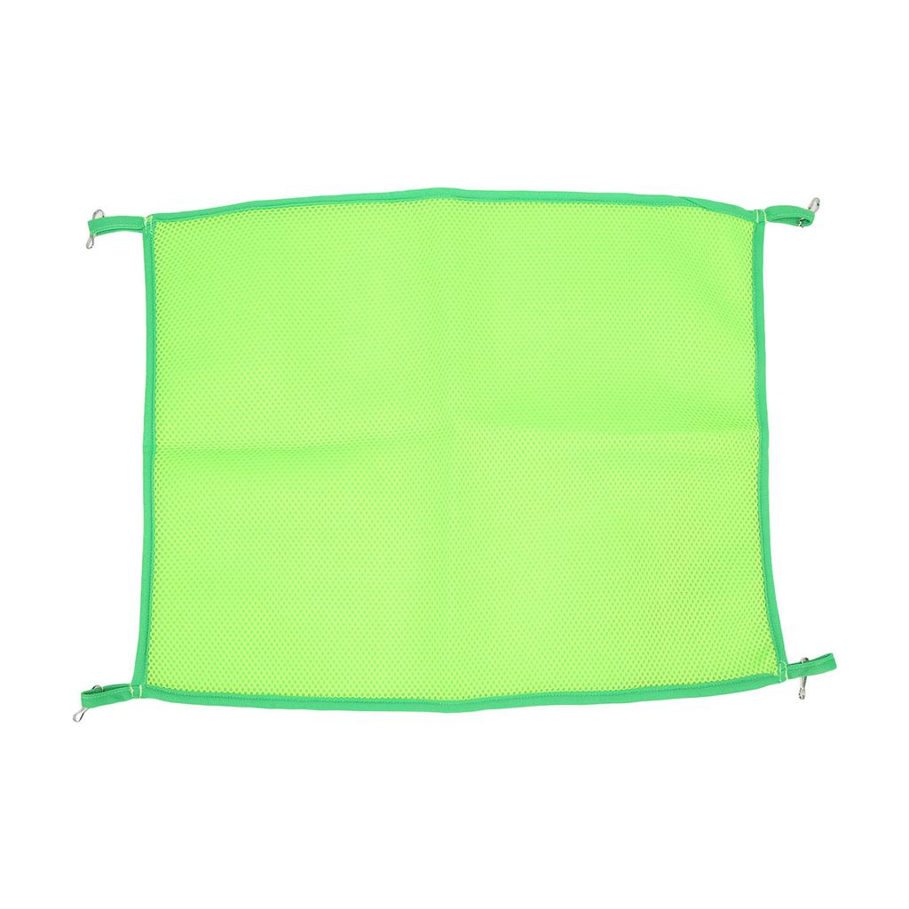 Гамак для клетки питомца Дышащий Прохладный Подвесной Летний Сетчатый Кроватка для Кошки Морской Свинки Хомяка Зеленый 39x48см