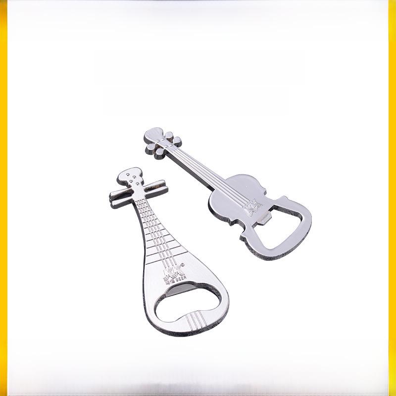 Брелок-открывалка для бутылок в виде скрипки и гитары — креативный подарок с гравировкой