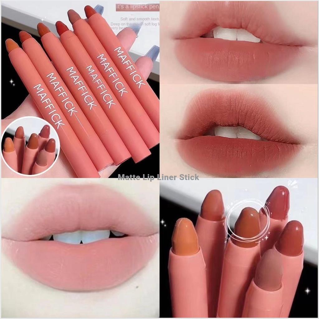 Lipstick Pen Outlines Lips Naturally Brightening Color Waterproof Lipstick Non-stick Cup Moisturizing Hydrating Lipstick Long-lasting Setting Makeup
