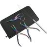 1 Set of Hair Extension Plier Micro Ring Applicator Remover Plier Hair Loop Tool Metal Hair Clip Scissor for Weft Extensions