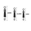 20/30/50Pcs Fishing Swivels Ball Bearing Swivel Rings Connector Rolling Hook