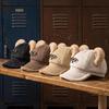 Thickened Octagonal Cap Cartoon Bear Beret Hat Cute Baseball Hat
