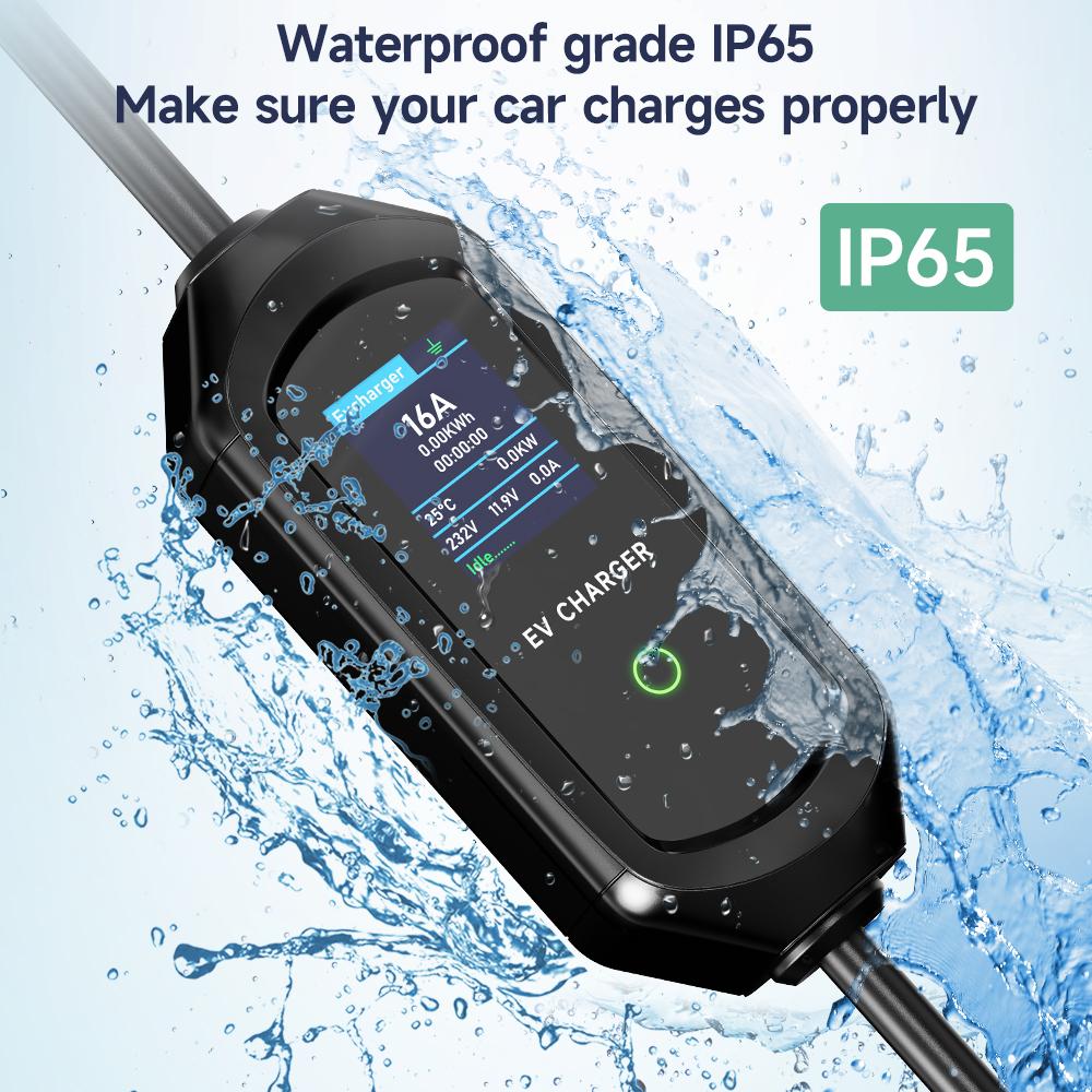 AFYEEV 3600 В Портативное зарядное устройство для электромобилей Type 2 IEC62196-2 Type 1 SAE J1772 Кабель для зарядки электромобиля GBT EVSE Настенная коробка EU Штекер