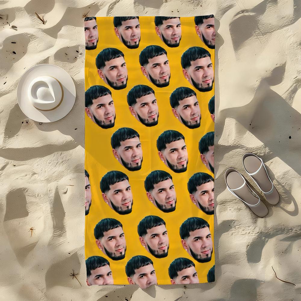 Полотенце для рэпера Anuel AA Для плавания, йоги, спортзала Быстросохнущее Мягкое и приятное для кожи Пляжные полотенца Всесезонное