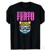 2026 Eurovision Song Contest Fan Support Gifts Funny Ferro Cat Face Argentina Flag T Shirt Black Pink Text And Tiger Hat Design for Casual Wear Gift