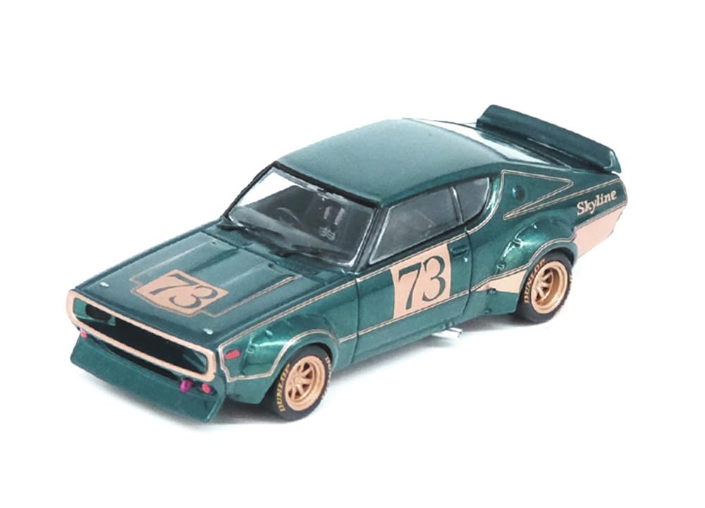 Inno Models 1/64 Nissan Skyline 2000 GT-R (KPGC110) Racing Concept Green Finished Product