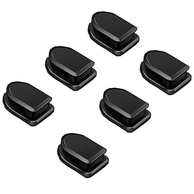 Новые автомобильные крючки-органайзер для хранения USB-кабеля, наушников, ключей 1/2/6 шт. Самоклеящийся настенный крючок-вешалка Автомобильные крепежные зажимы