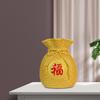 Китайская Цветочная Ваза, Декоративная Статуэтка в Форме Мешочка для Благословений, Декоративное Коллекционное Искусство для Свадебных Подарков