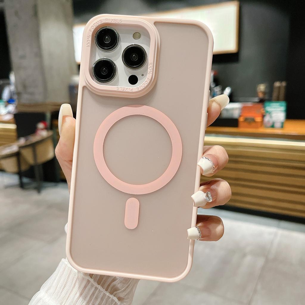 Новый продукт для Apple 16promax Магнитный чехол для телефона для IPhone 15, чувствительный к коже, высококачественный, противоударный, полупрозрачный