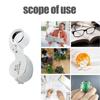 Illuminated Loupe Foldable Magnifier Handheld 40X Magnifying Glass Pocket   Reading