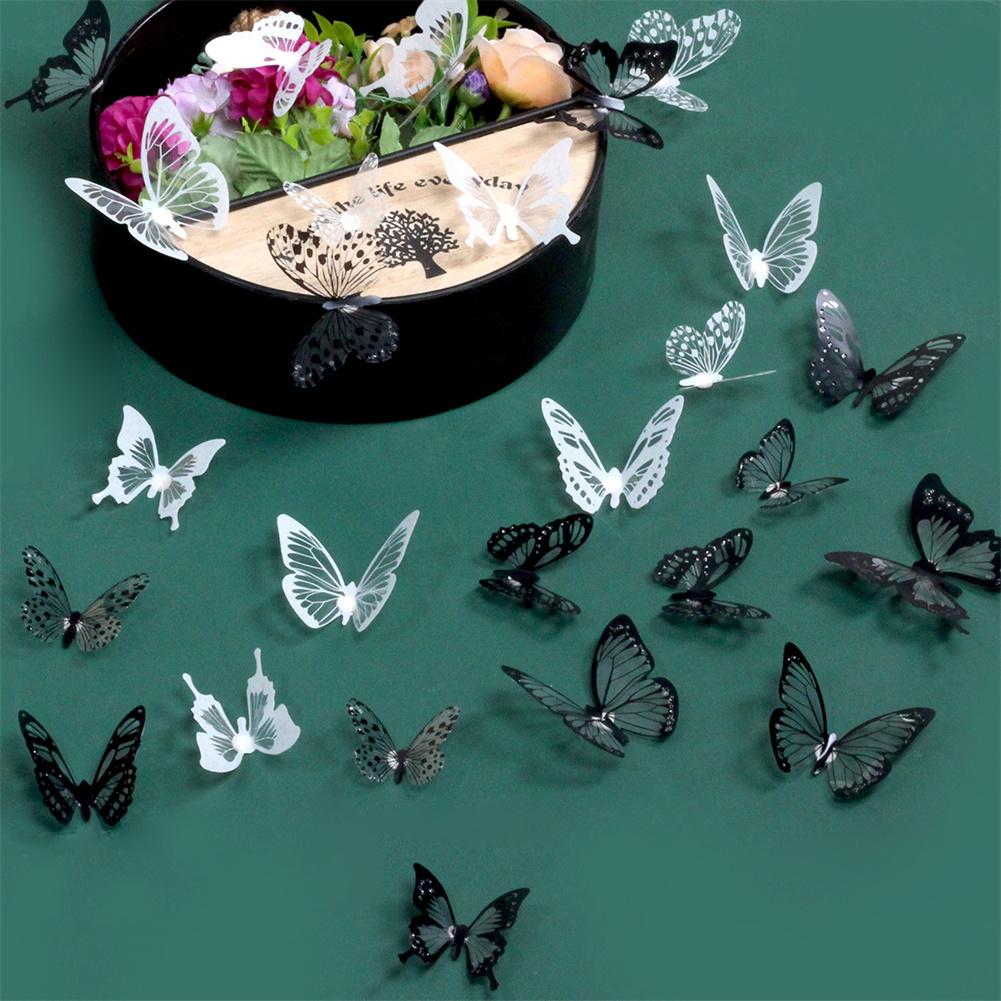 Butterflies Wall Sticker For Kids Rooms Art Mural Refrigerator Wedding Decoration Wall Decals