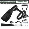 Change Angle Grinder To Wind Blower Powerful Vacuum Cleaner Tool Parts 2-in-1 Modified Hair Dryer Converter Easy Assembly