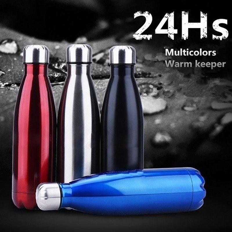 Premium Stainless Steel Coke Shaped Vacuum Water Bottle For Outdoor Adventures