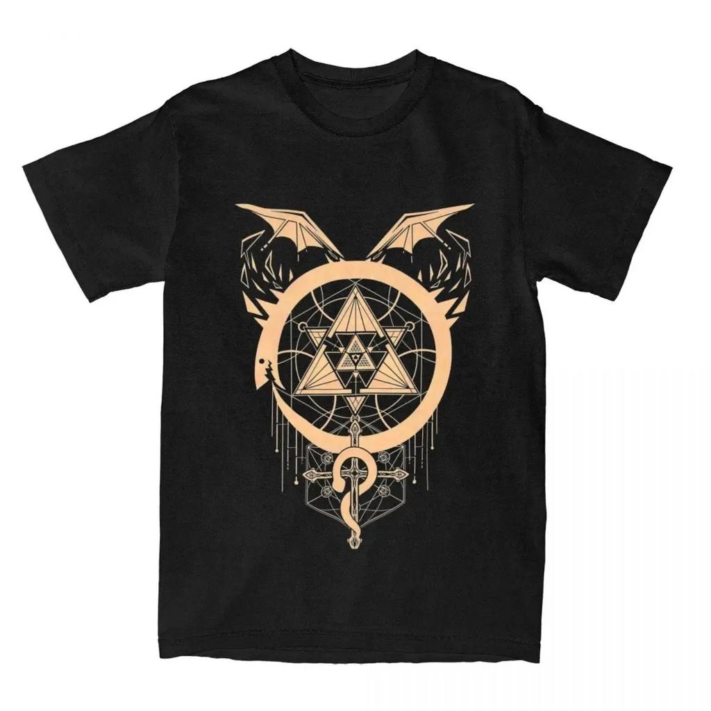 2026 Summer Fullmetal Alchemist Edward Elric Anime T-Shirt Unisex Oversized Streetwear Cotton Casual Tops for Men Women Fans
