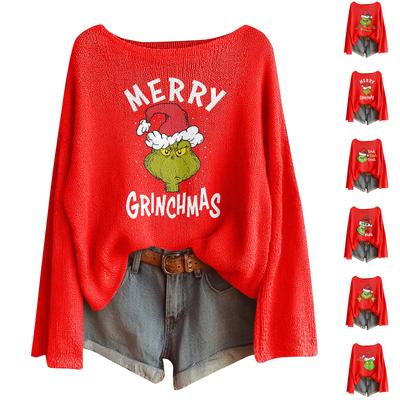 Женская мода с длинным рукавом, рождественский принт «Снеговик-снежинка», куртка, кардиган