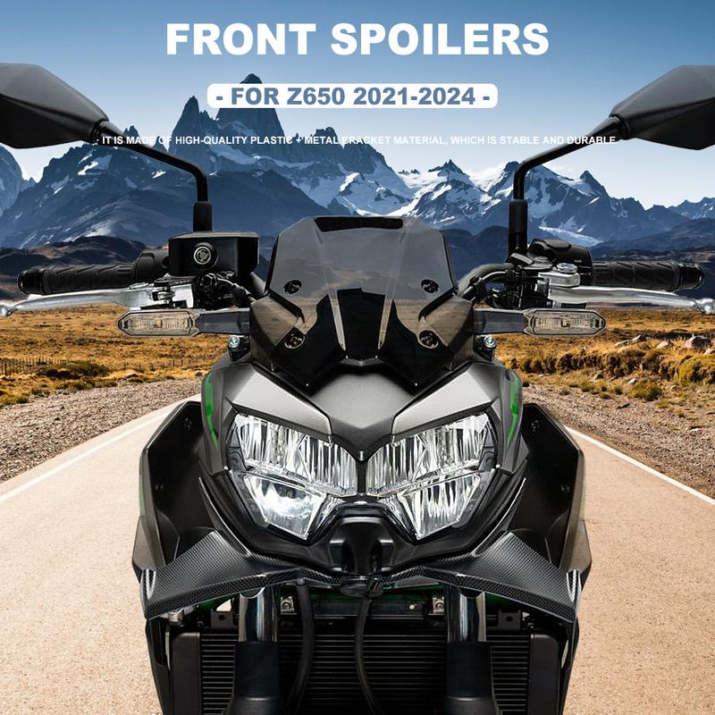 Для KAWASAKI Z650 z650 Z 650 2021 2022 2023 2024 Мотоцикл Спорт Даунфорс Нейкед Передние Спойлеры Аэродинамический Дефлектор Крыла Комплект