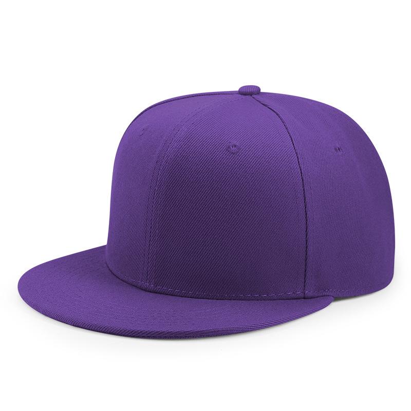 Оптовая продажа Взрослые Однотонные Кепки Snapback Мужские Хип-Хоп С Прямым Козырьком Кепка для Скейтборда Женские Солнцезащитные Кепки Мужские Однотонные Бейсбольные Кепки 36 Цветов