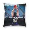 Matthew Pavlich Takes The Mark Square Pillowcase Polyester Linen Velvet Pattern Zip Decorative Throw Pillow Case Room Cover