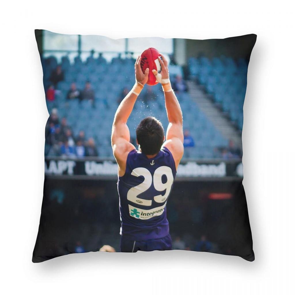 Matthew Pavlich Takes The Mark Square Pillowcase Polyester Linen Velvet Pattern Zip Decorative Throw Pillow Case Room Cover