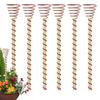 6Pcs Electroculture Plant Stakes Garden Coppers Coils Antennas for Growing Garden Plant Vegetables Using for Plants Fruits