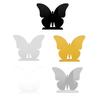 Set of 2 Clear Acrylic Butterfly Table Number Stands Table Place Cards for Parties Gatherings Wedding DIY Table Setting